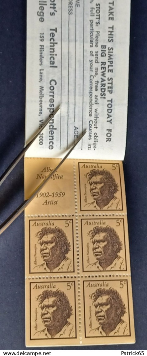 Australié Jaar 1968 Famous Australians Yv.nr.C380  MNH-Postfris (5 Scans) - Carnets