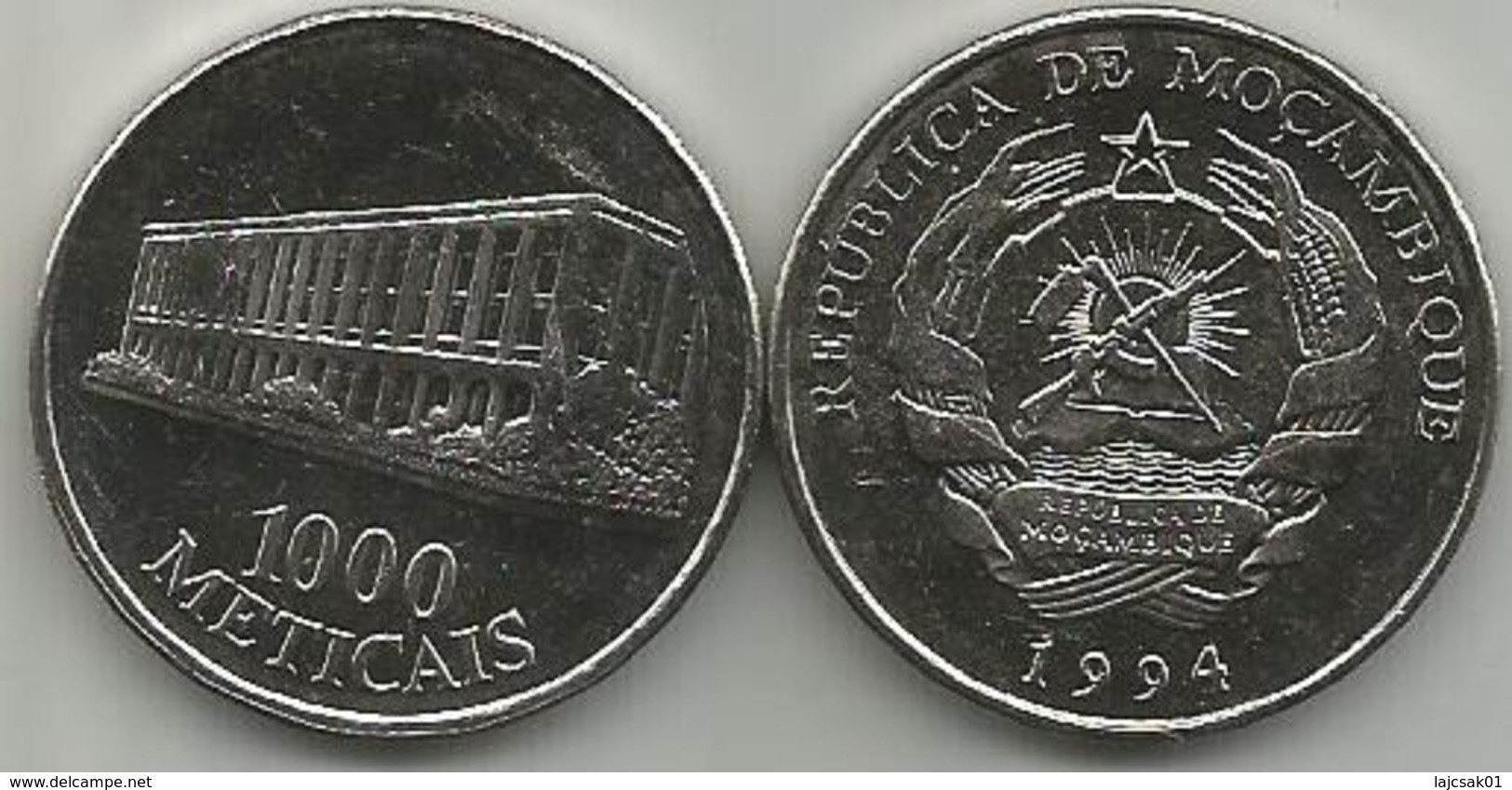 Mozambique 1000 Meticais 1994. High Grade - Mozambique