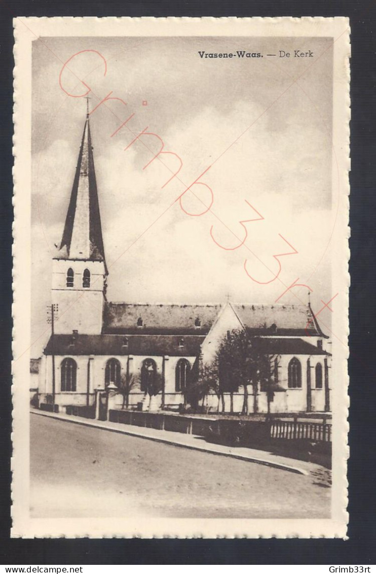 Vrasene-Waas - De Kerk - Postkaart - Beveren-Waas