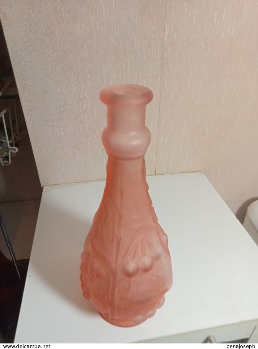 Vase Ancien Glycine Hauteur 27,5 Cm Diamètre 11 Cm - Vases