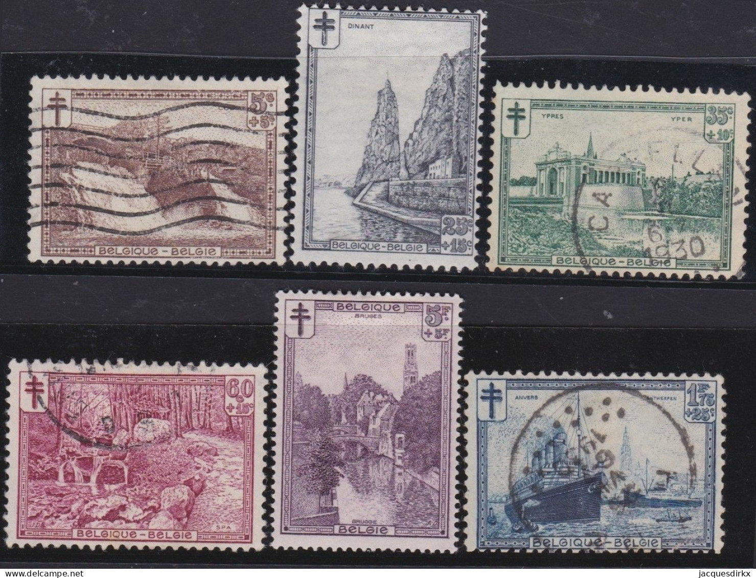 Belgie  .   OBP    .    293/298  .    O En  *      .   Gestempeld En Ongebruikt Met Gom - Unused Stamps