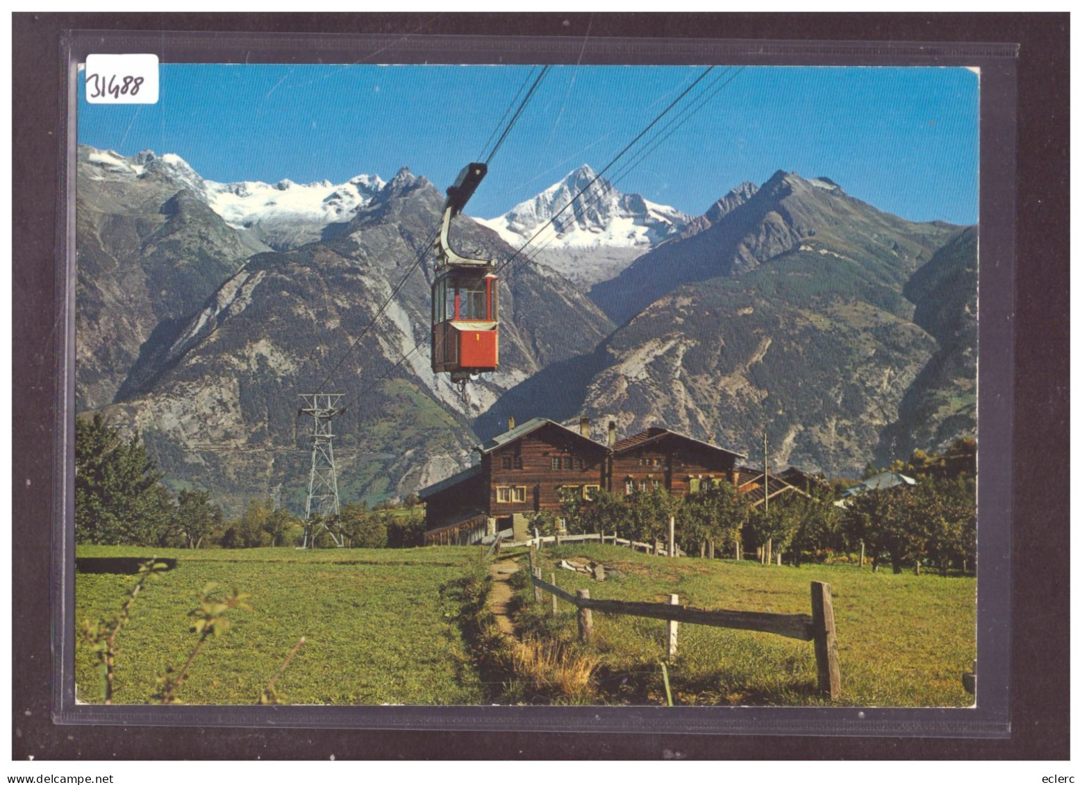 FORMAT 10x15cm - LUFTSEILBAHN RARON UNTERBACH - TB - Unterbäch