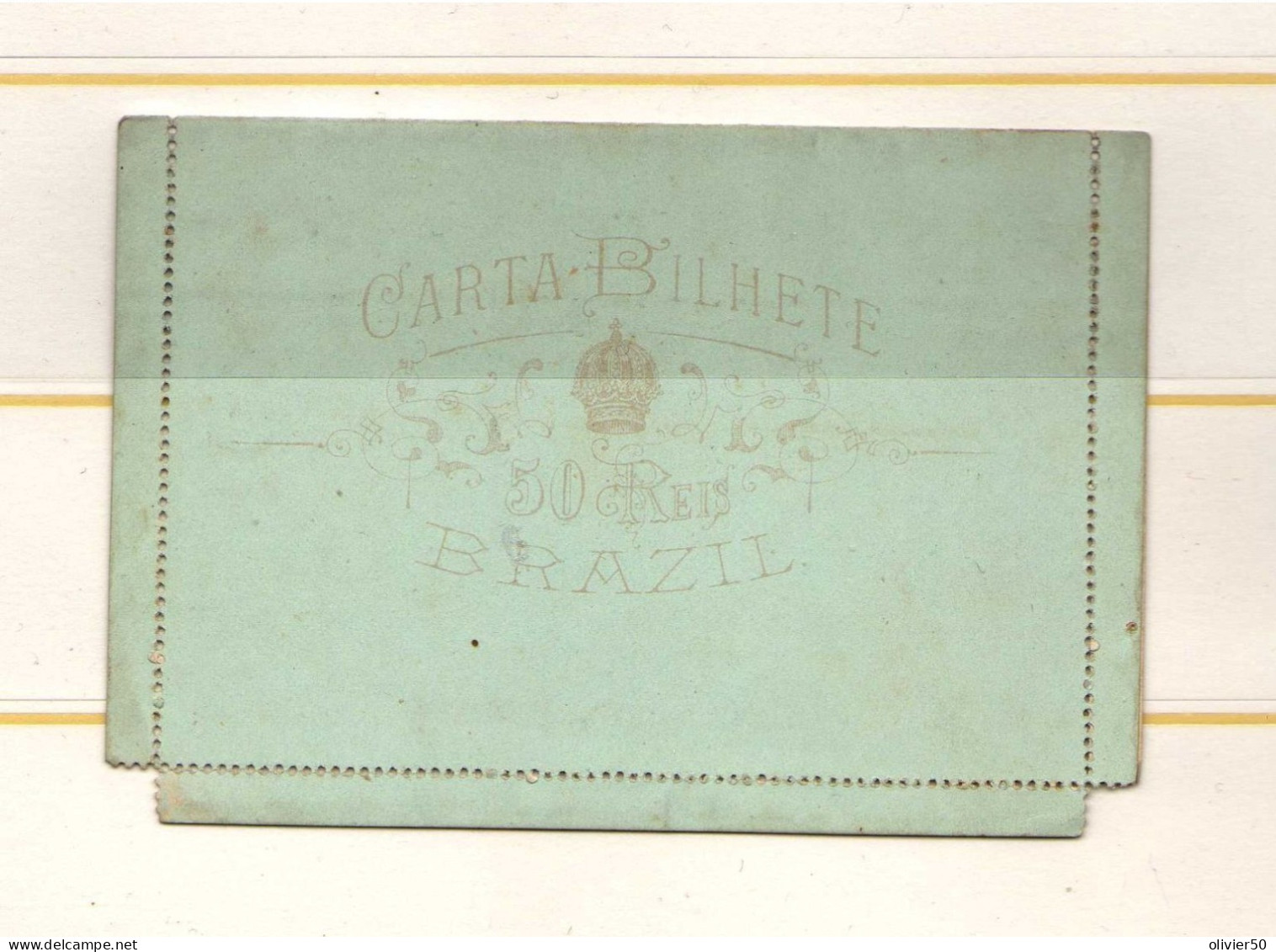 Bresil - Carte -Lettre 50 R. Don Pedro II - Neuve - Cartas & Documentos