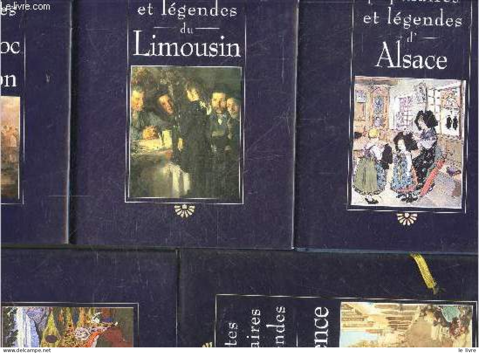 Contes Populaires Et Legendes - Lot De 6 Ouvrages : Provence + Pays Basque + Languedoc Et Roussillon + Limousin + Alsace - Cuentos