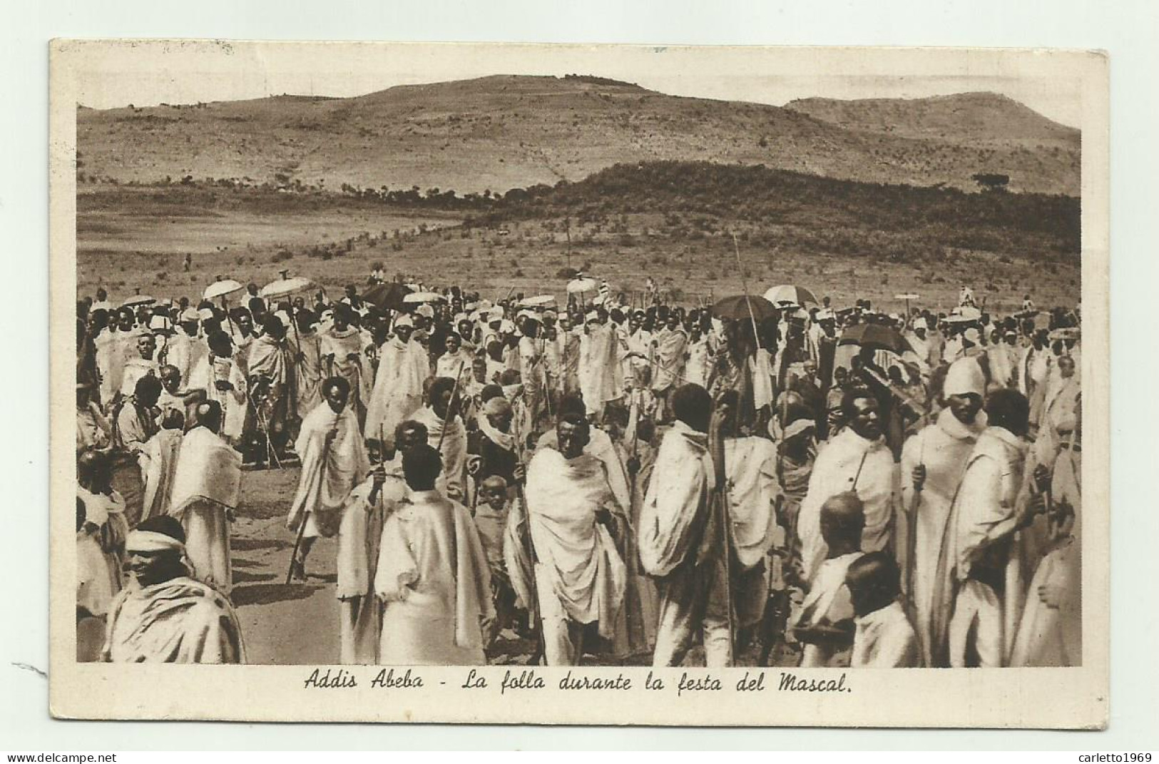 ADDIS ABEBA - LA FOLLA DURANTE LA FESTA DEL MASCAL -  VIAGGIATA FP - Ethiopië