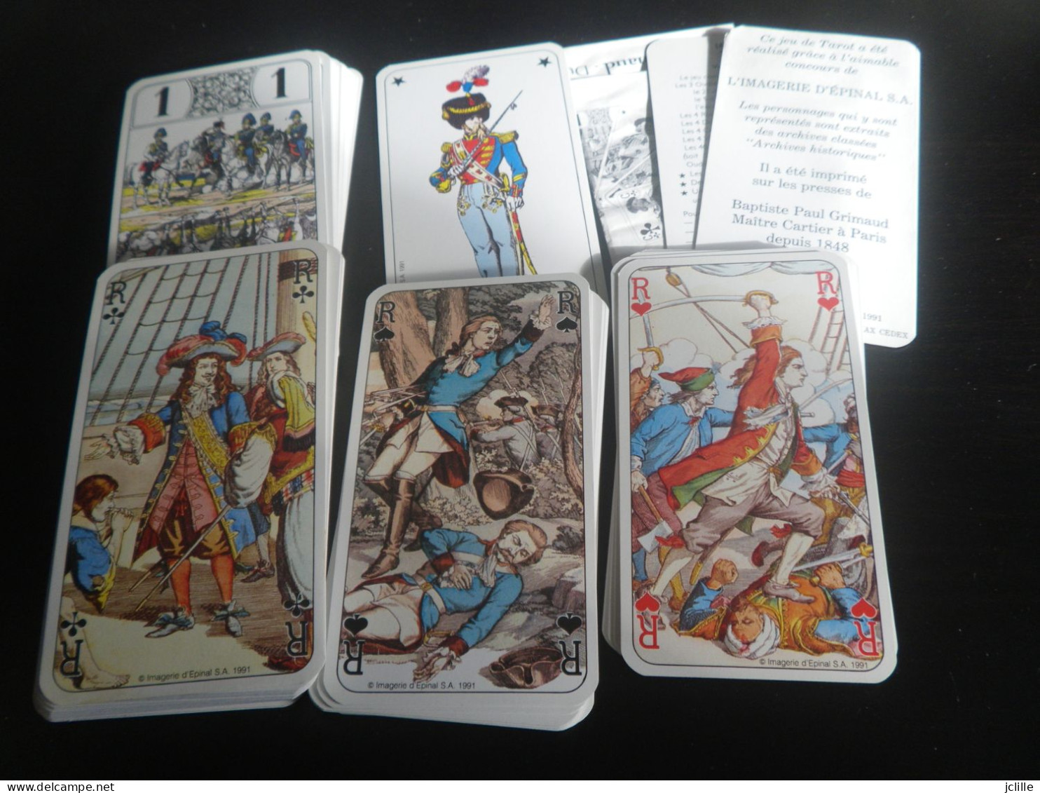 Jeu De TAROT - IMAGERIE D'EPINAL - ARMES D'EPINAL - Tarot-Karten