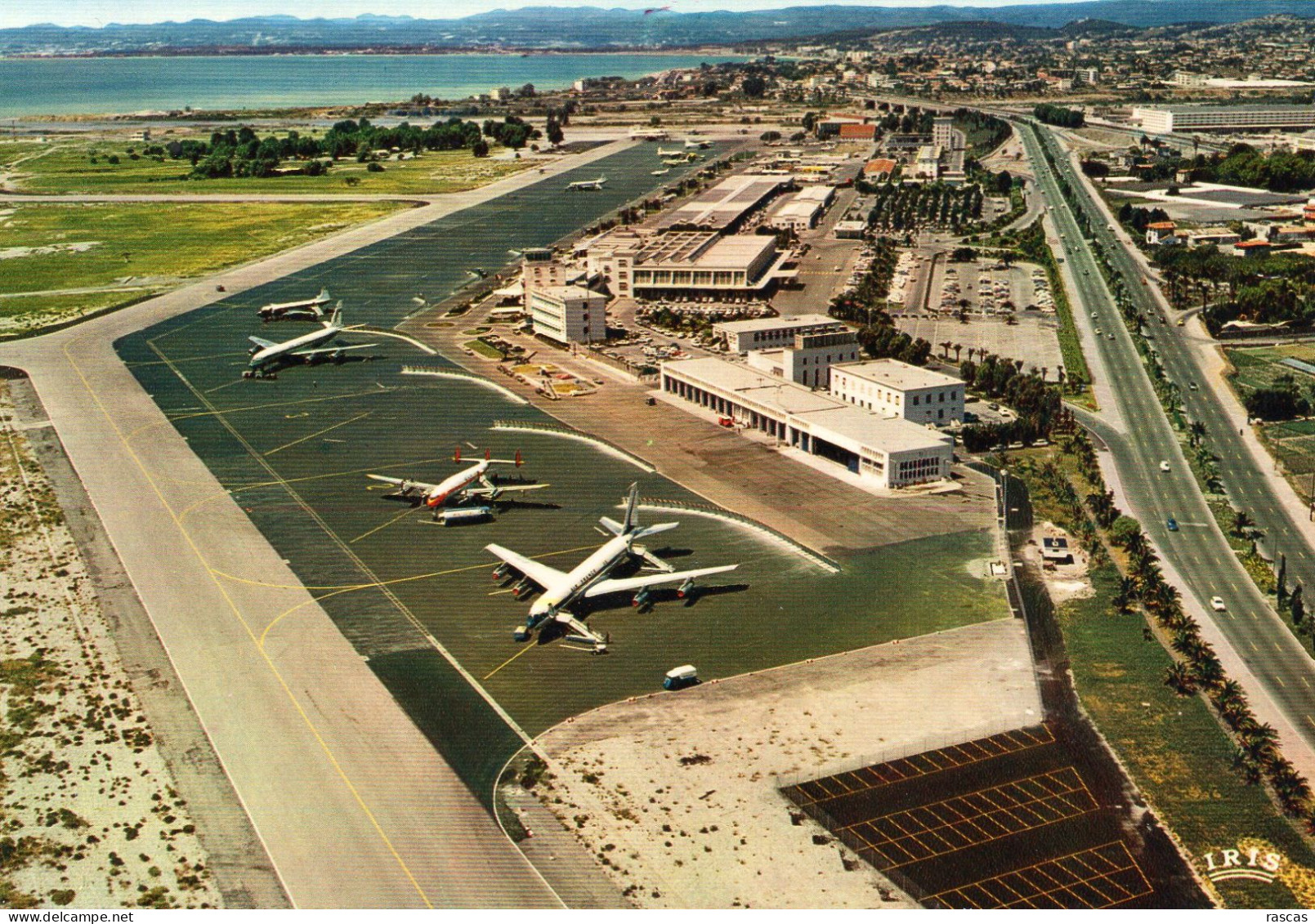 CPM - K - ALPES MARITIMES - AEROPORT NICE COTE D'AZUR - VUE DES PISTES - Transport (air) - Airport