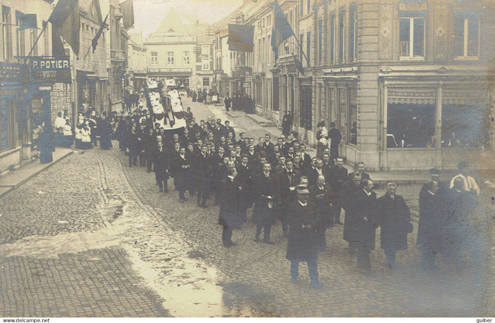 Ciney Carte Photo Vandeghinste Photographe Procession  - Ciney