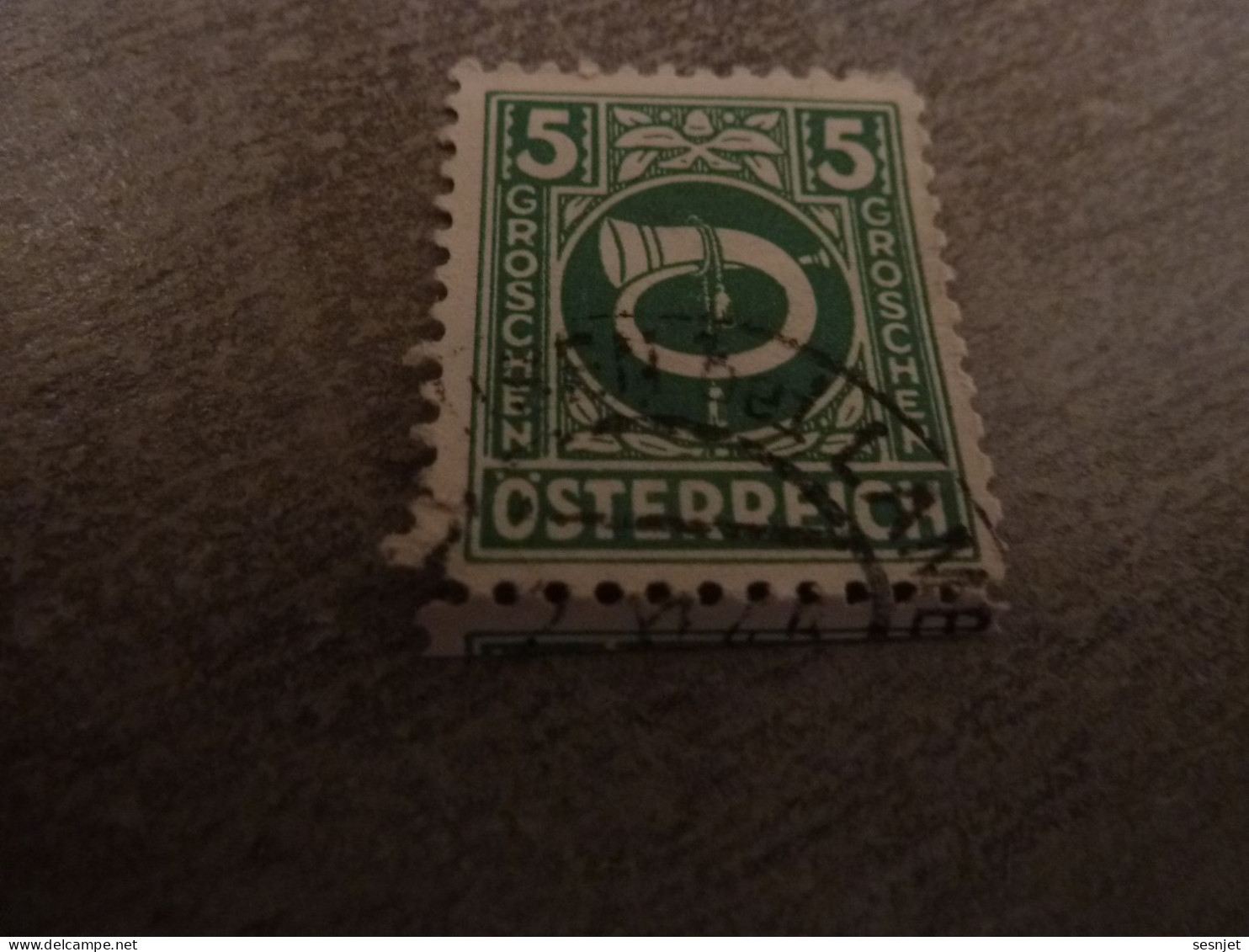 Osterreich - Cor De Chasse - Val 5 Groschen - Vert - Oblitéré - - Steuermarken