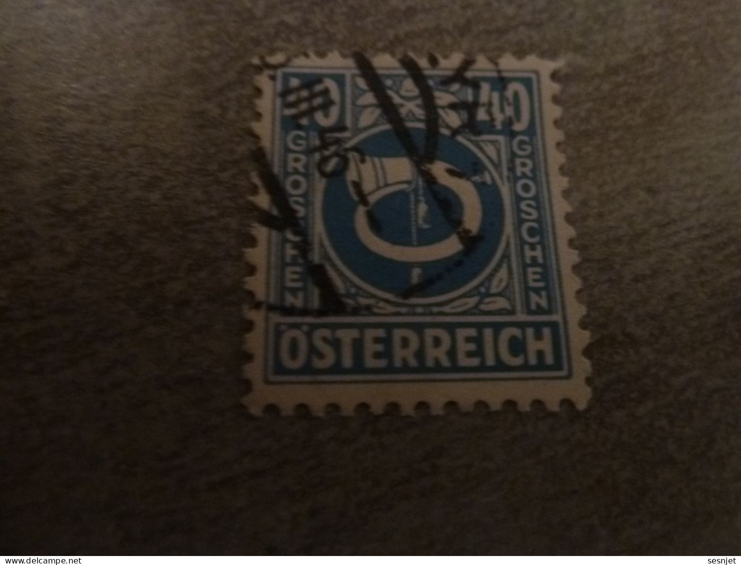 Osterreich - Cor De Chasse - Val 40 Groschen - Bleu - Oblitéré - - Steuermarken