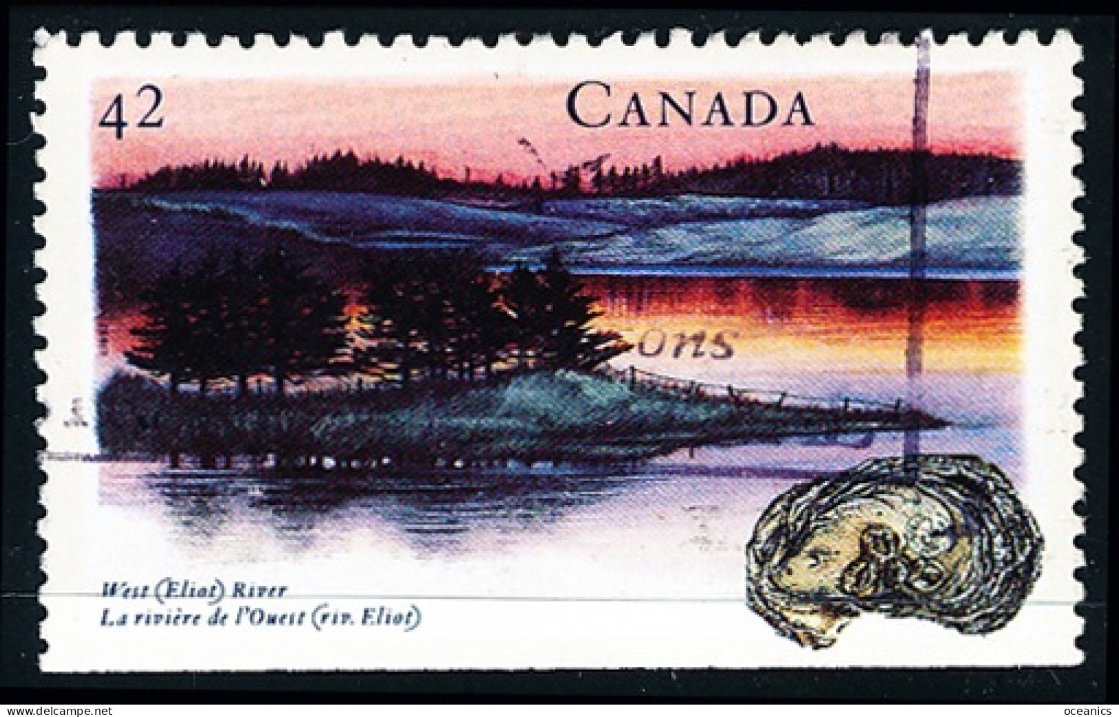 Canada (Scott No.1409 - Rivières Du Patrimoine / Heritage Rivers) (o) - Oblitérés