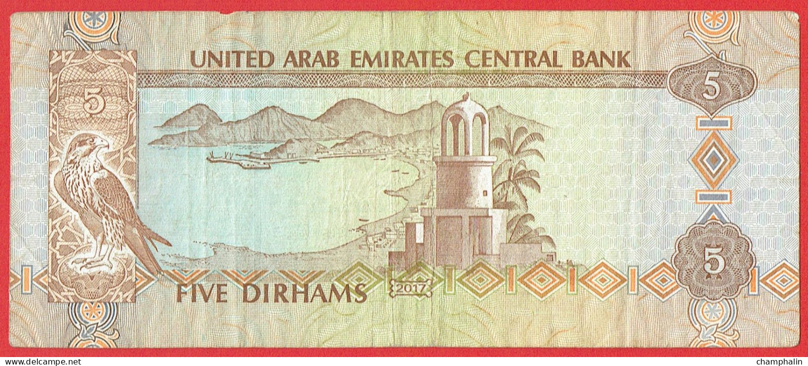 Emirats Arabes Unis - Billet De 5 Dirhams - 2017 - P26d - Emiratos Arabes Unidos