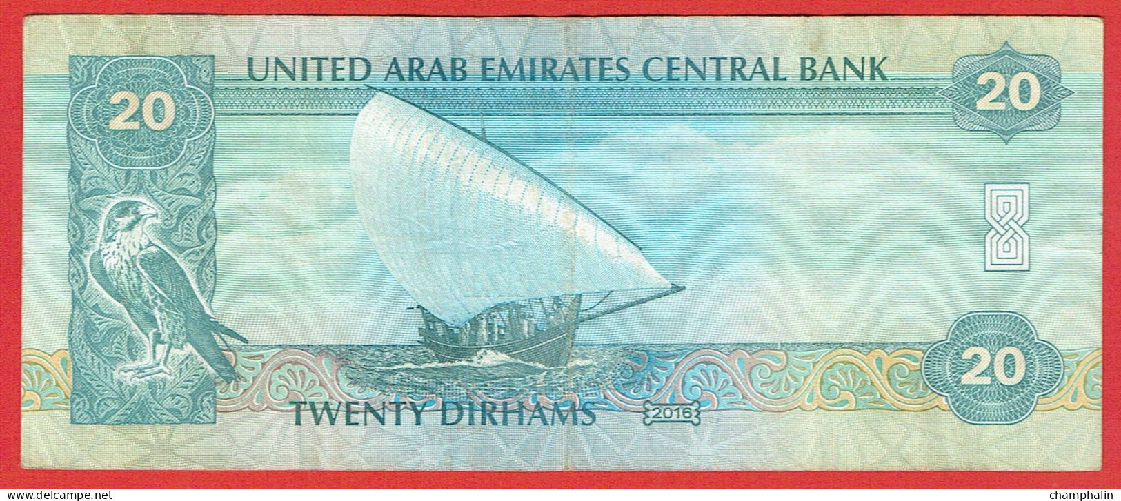 Emirats Arabes Unis - Billet De 20 Dirhams - 2016 - P28d - Emiratos Arabes Unidos