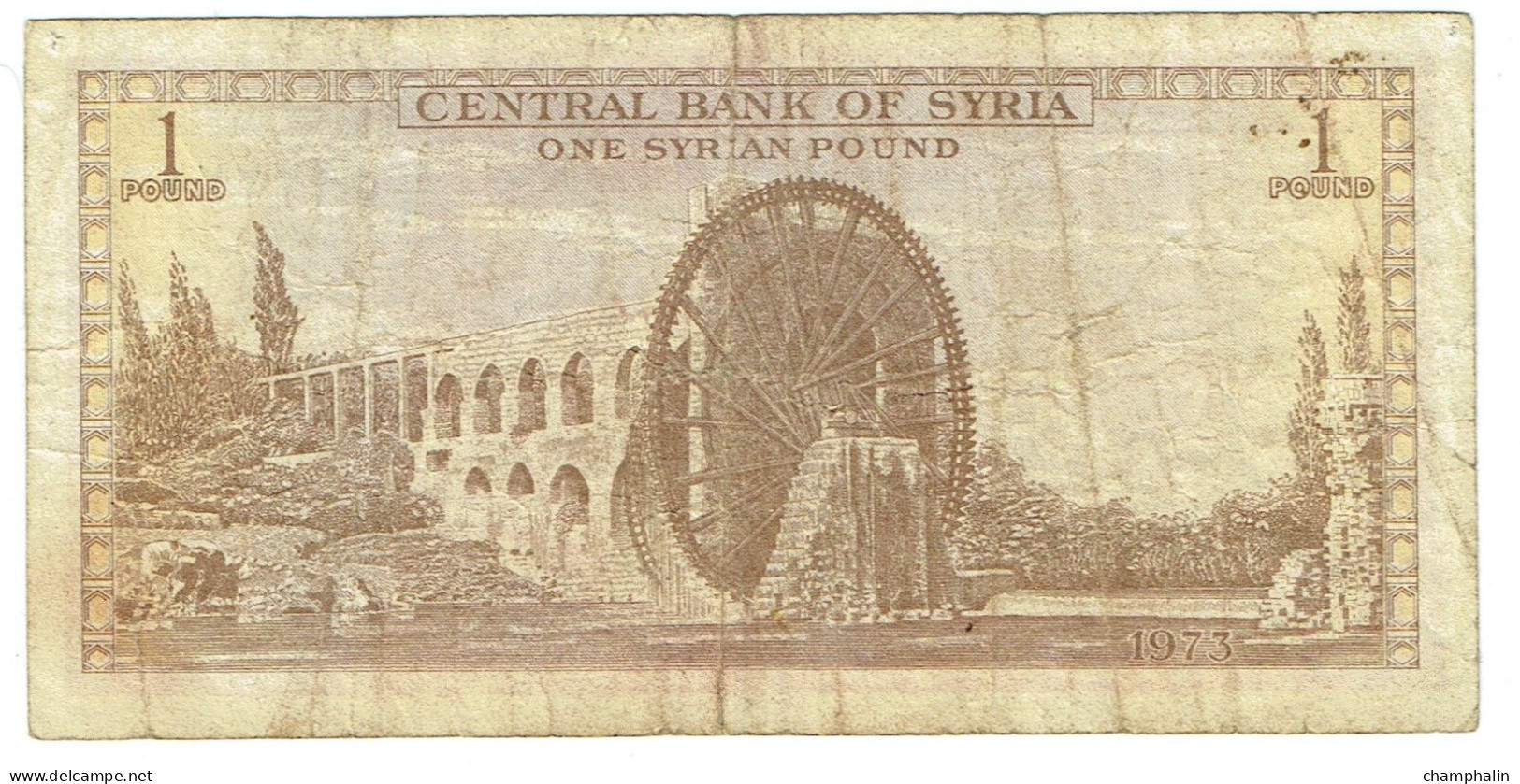 Syrie - Billet De 1 Pound - 1973 - P93c - Syrien