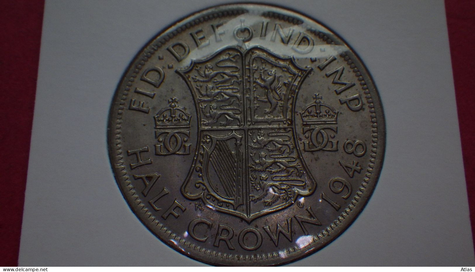 Half Crown 1948 Pièce De Monnaie En Cupronickel - Andere & Zonder Classificatie