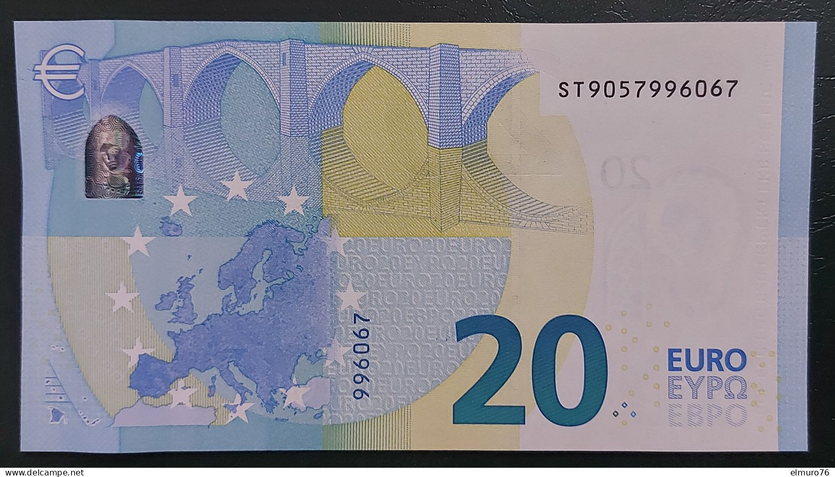 20 EURO S027I4 Serie ST Lagarde Italy Charge 05 Perfect UNC - 20 Euro