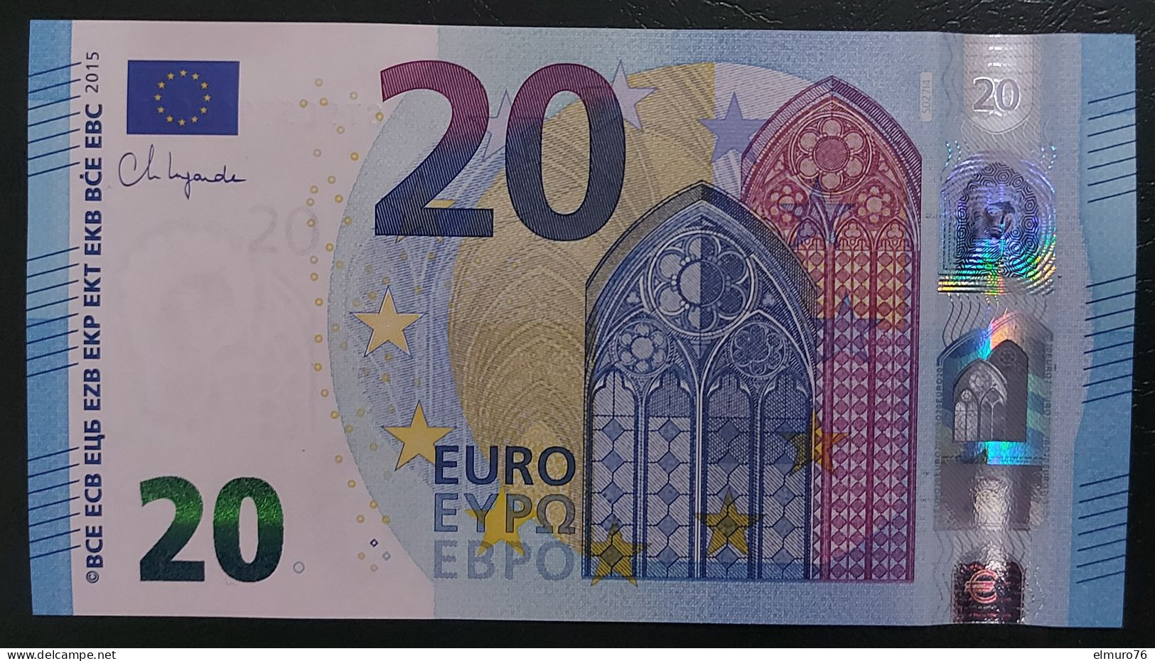 20 EURO S027I4 Serie ST Lagarde Italy Charge 05 Perfect UNC - 20 Euro