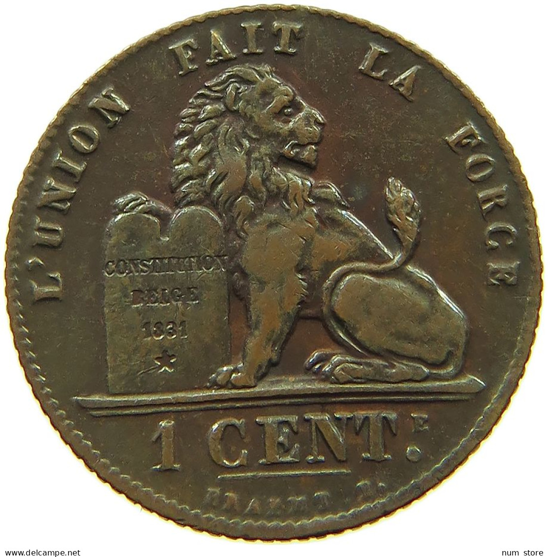 BELGIUM 1 CENTIME 1912 #a085 1039 - 1 Cent