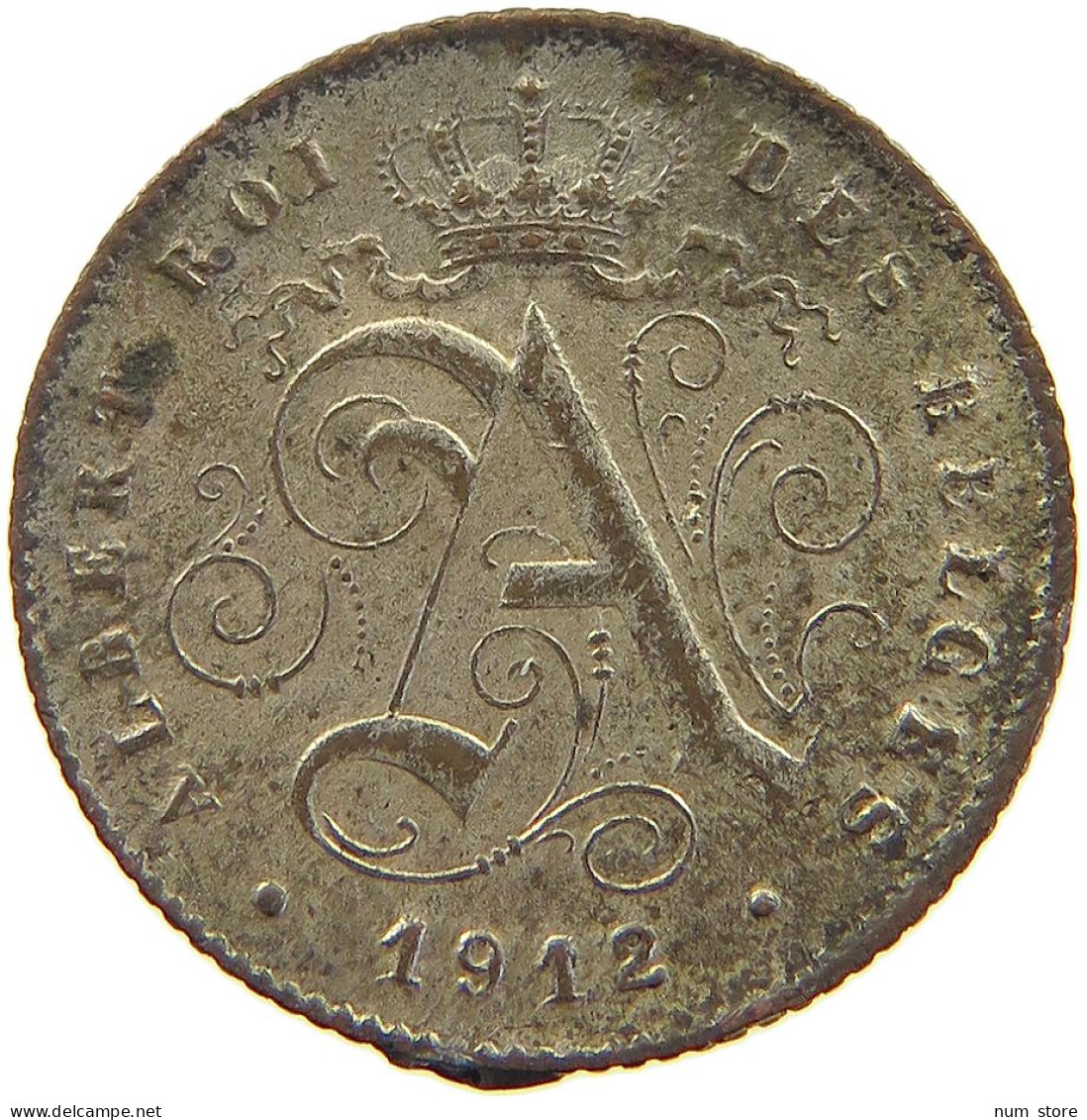 BELGIUM 1 CENTIME 1912 #a067 0409 - 1 Centime