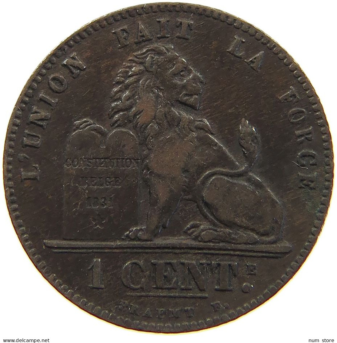 BELGIUM 1 CENTIME 1907 #c065 0027 - 1 Cent