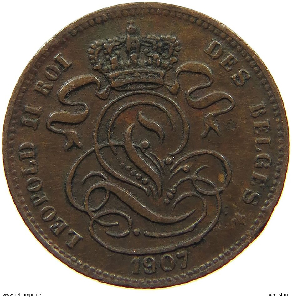 BELGIUM 1 CENTIME 1907 #c011 0373 - 1 Cent