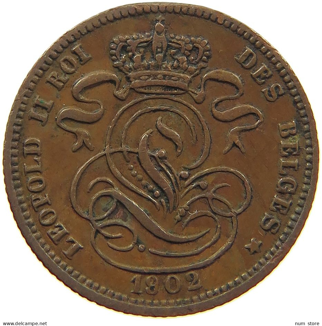 BELGIUM 1 CENTIME 1902 #c005 0325 - 1 Cent