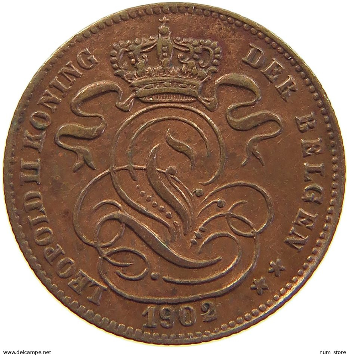 BELGIUM 1 CENTIME 1902 #c065 0033 - 1 Cent