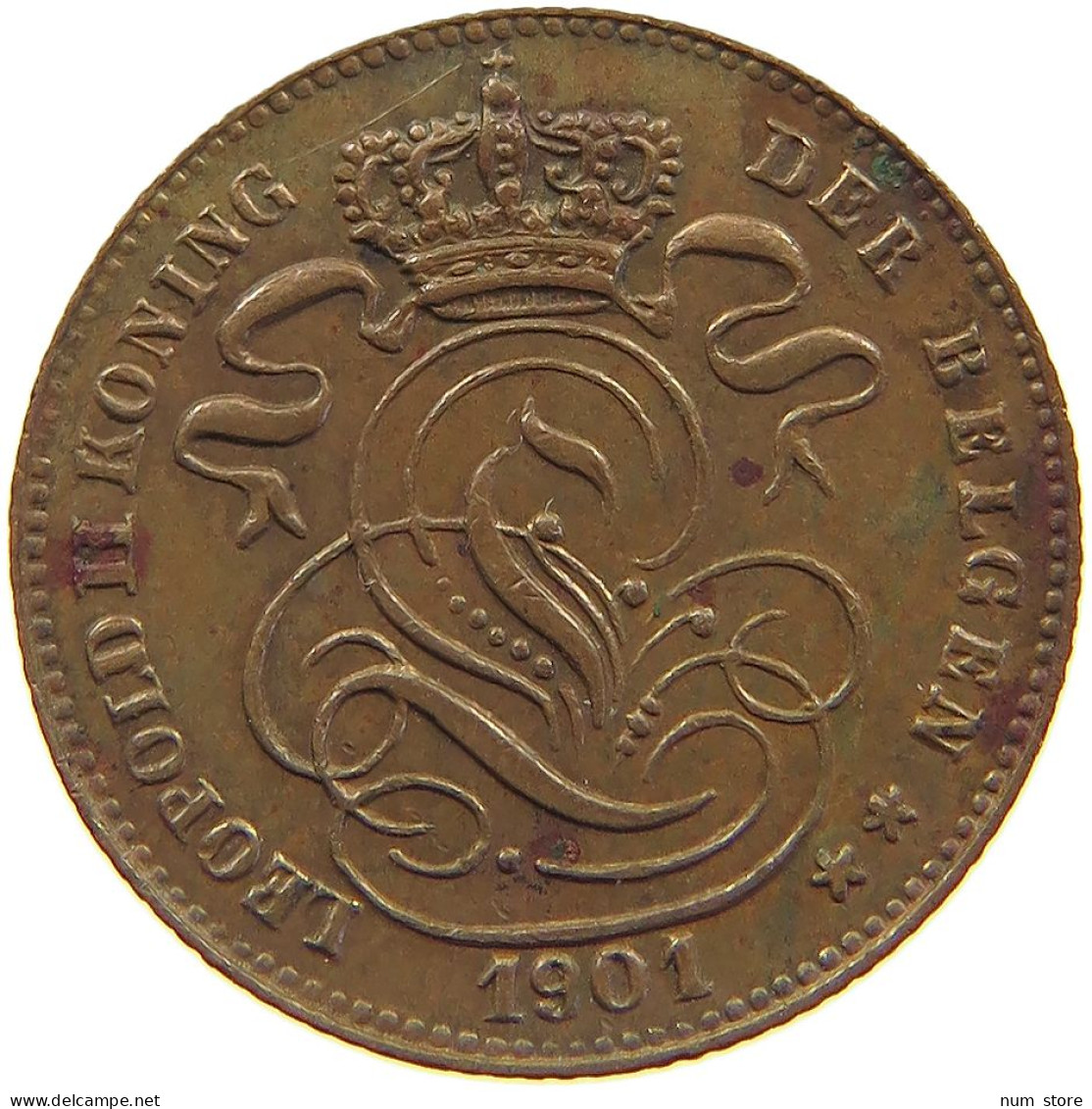 BELGIUM 1 CENTIME 1901 #c023 0551 - 1 Cent