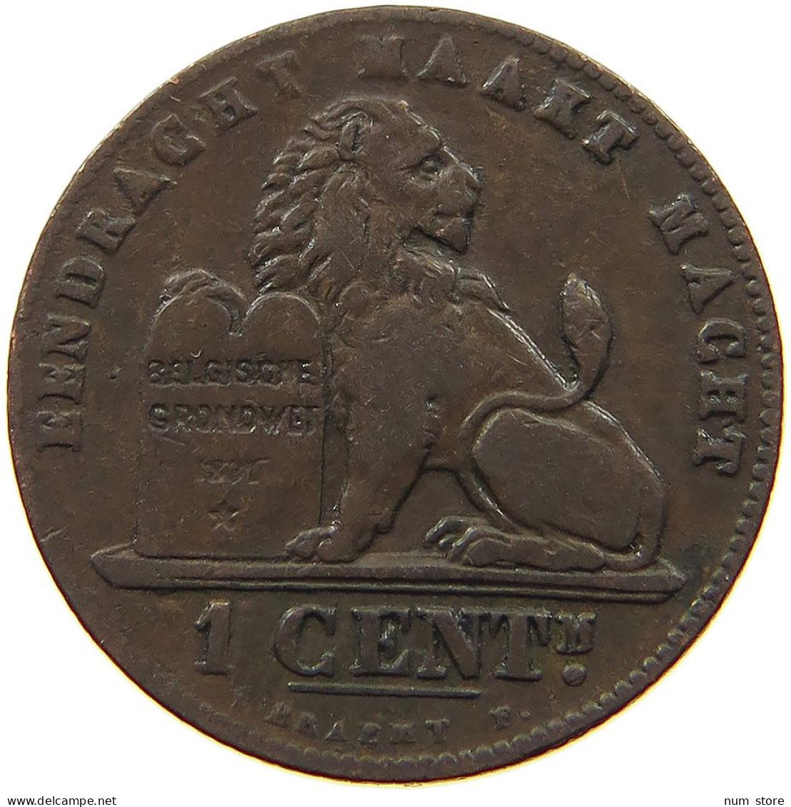 BELGIUM 1 CENTIME 1899 #a014 0559 - 1 Cent