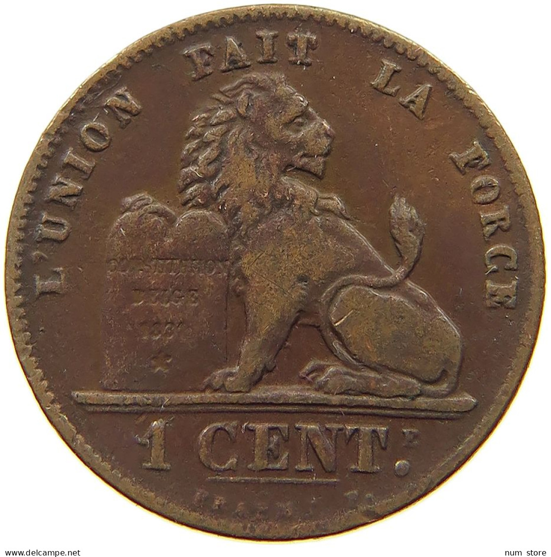 BELGIUM 1 CENTIME 1901 #a014 0543 - 1 Centime