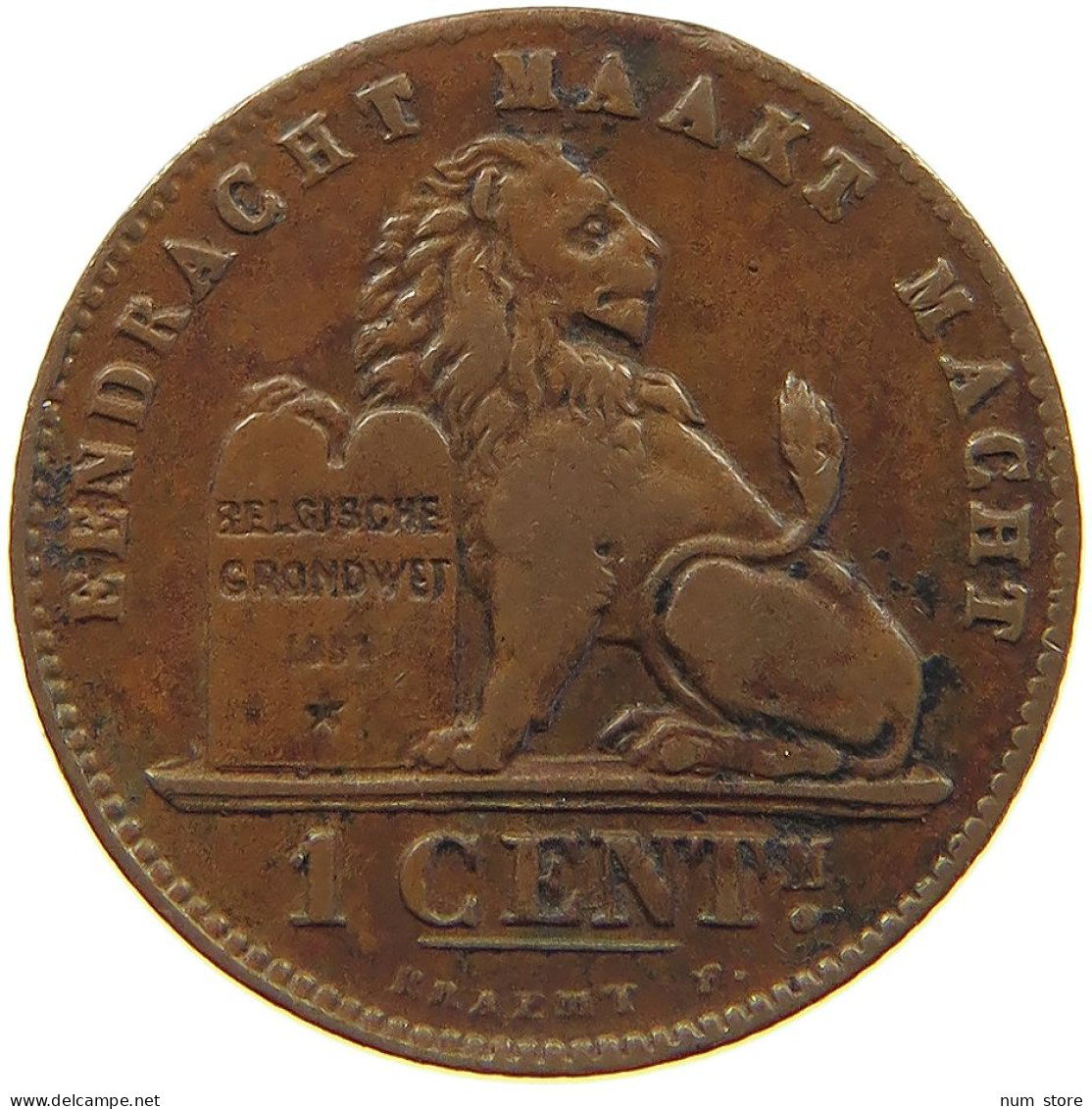 BELGIUM 1 CENTIME 1894 #c052 0405 - 1 Cent