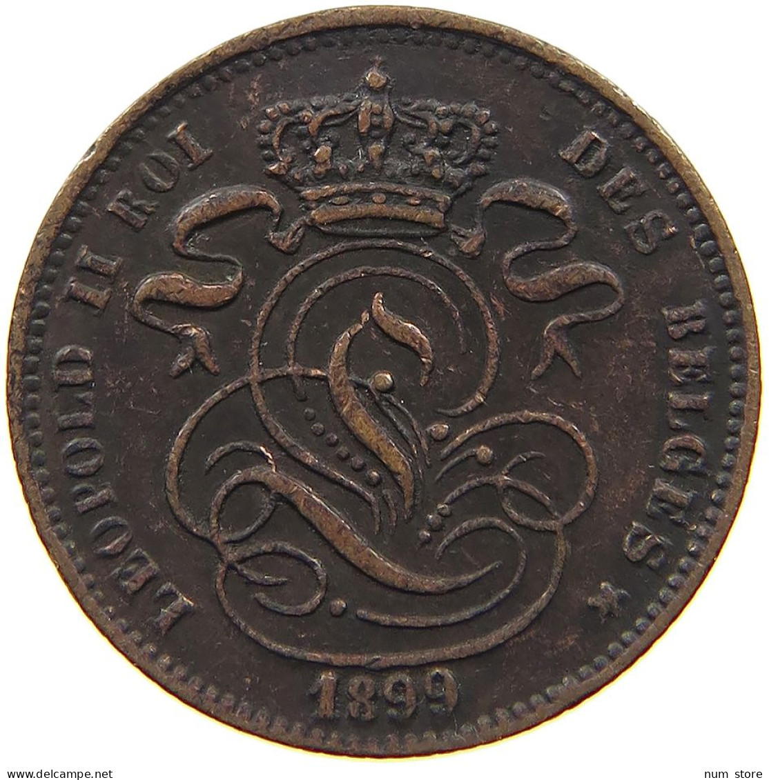 BELGIUM 1 CENTIME 1899 #a014 0565 - 1 Centime