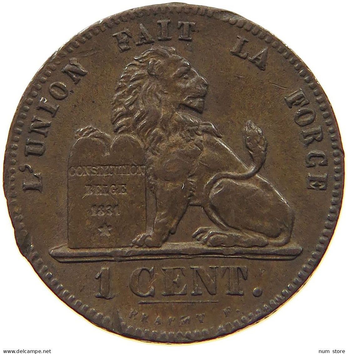 BELGIUM 1 CENTIME 1870 #c084 0269 - 1 Centime