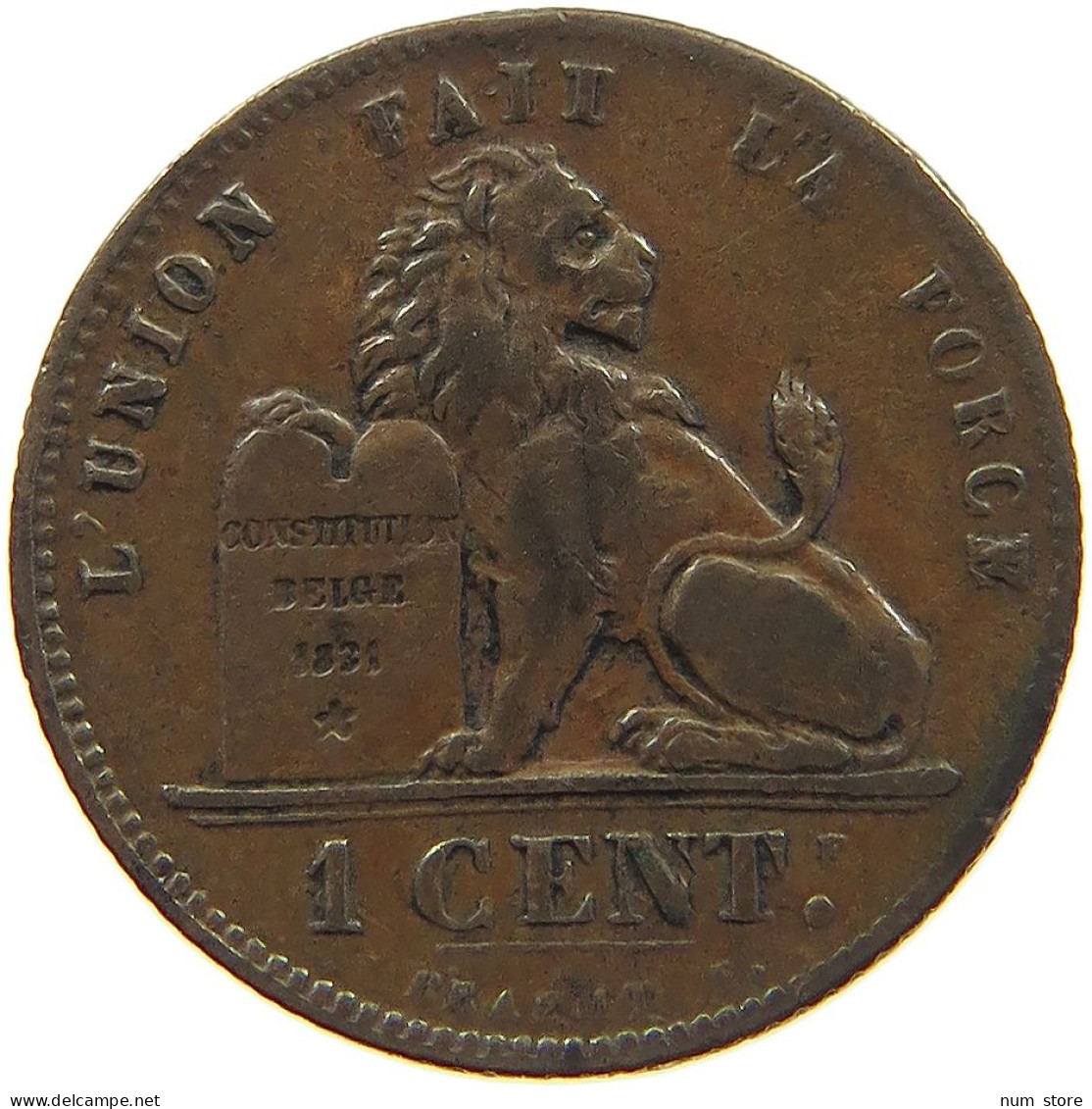 BELGIUM 1 CENTIME 1882 #c019 0391 - 1 Centime