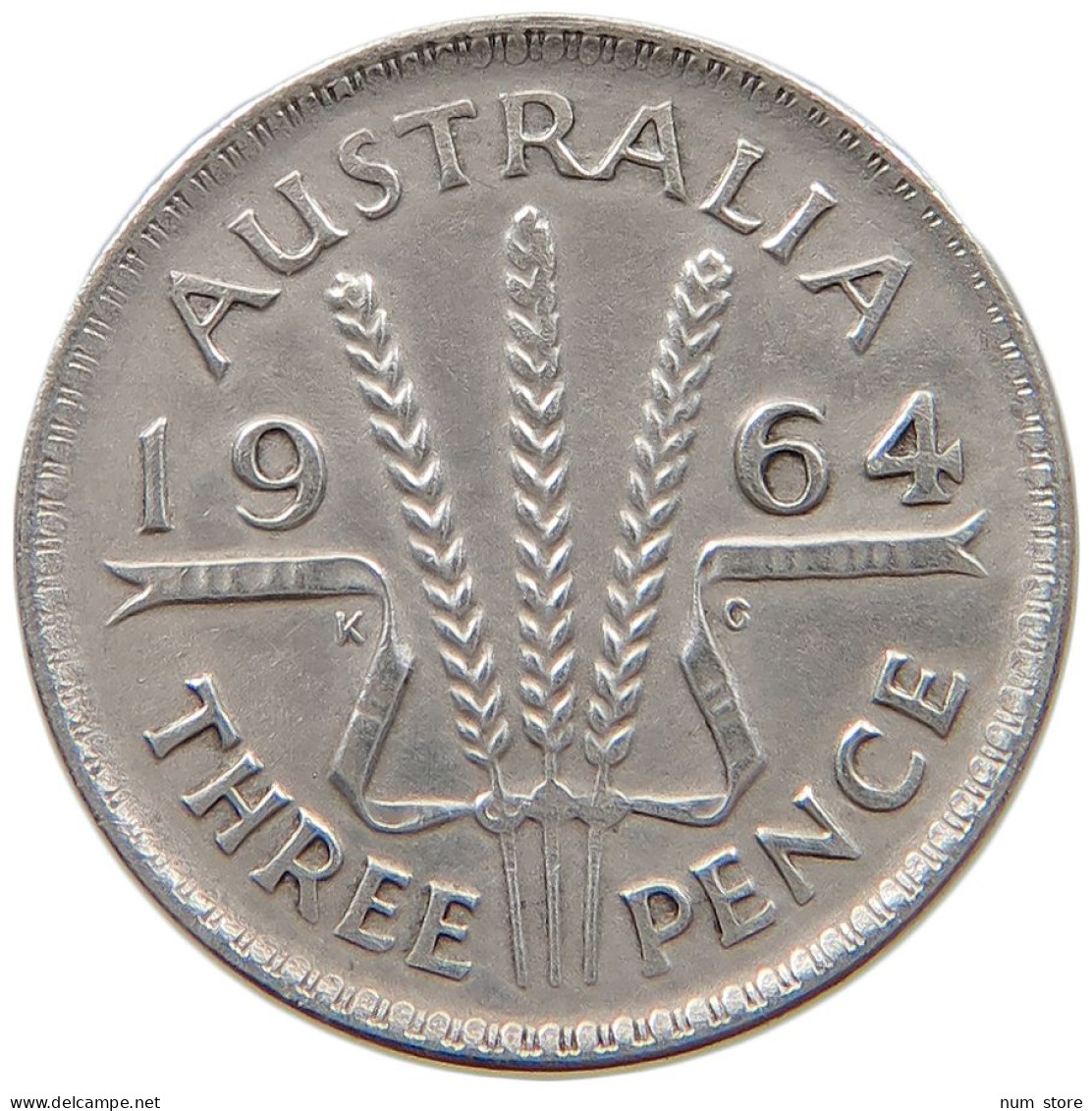 AUSTRALIA THREEPENCE 1964 #a064 0549 - Threepence