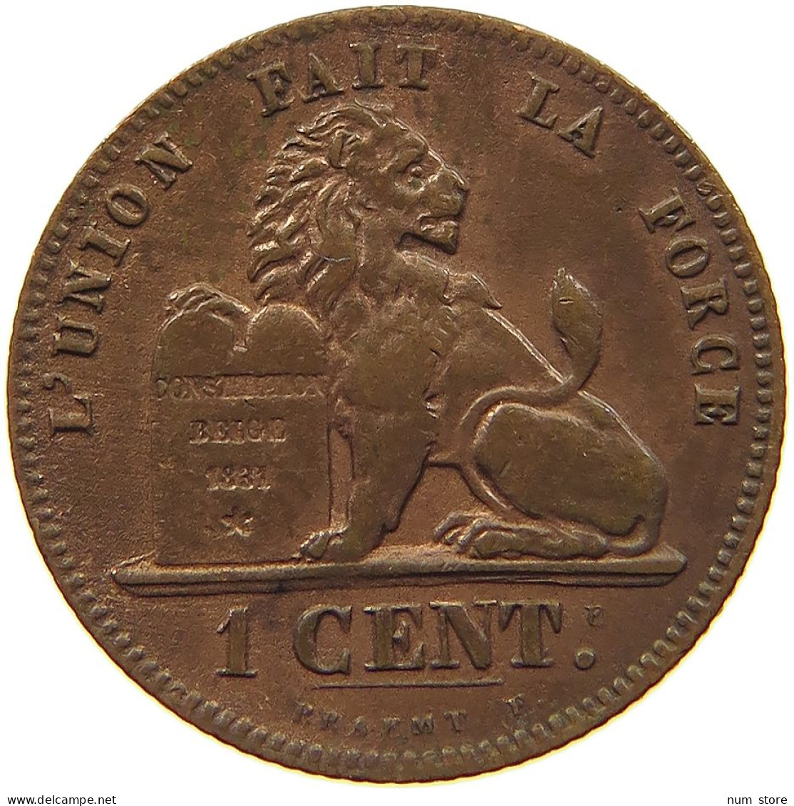 BELGIUM 1 CENTIME 1870 #c011 0375 - 1 Centime