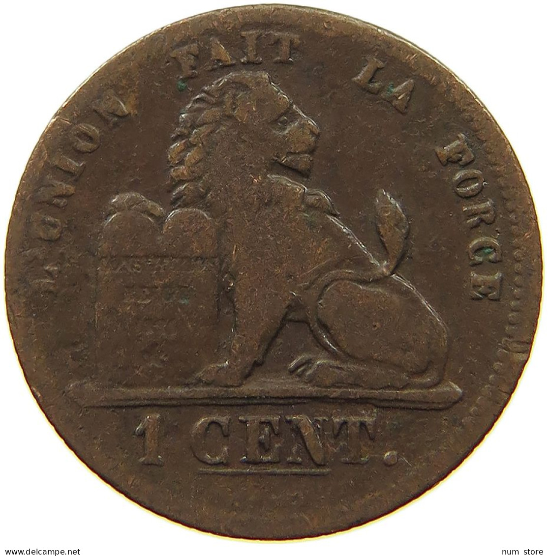 BELGIUM 1 CENTIME 1862 #s079 0009 - 1 Centime