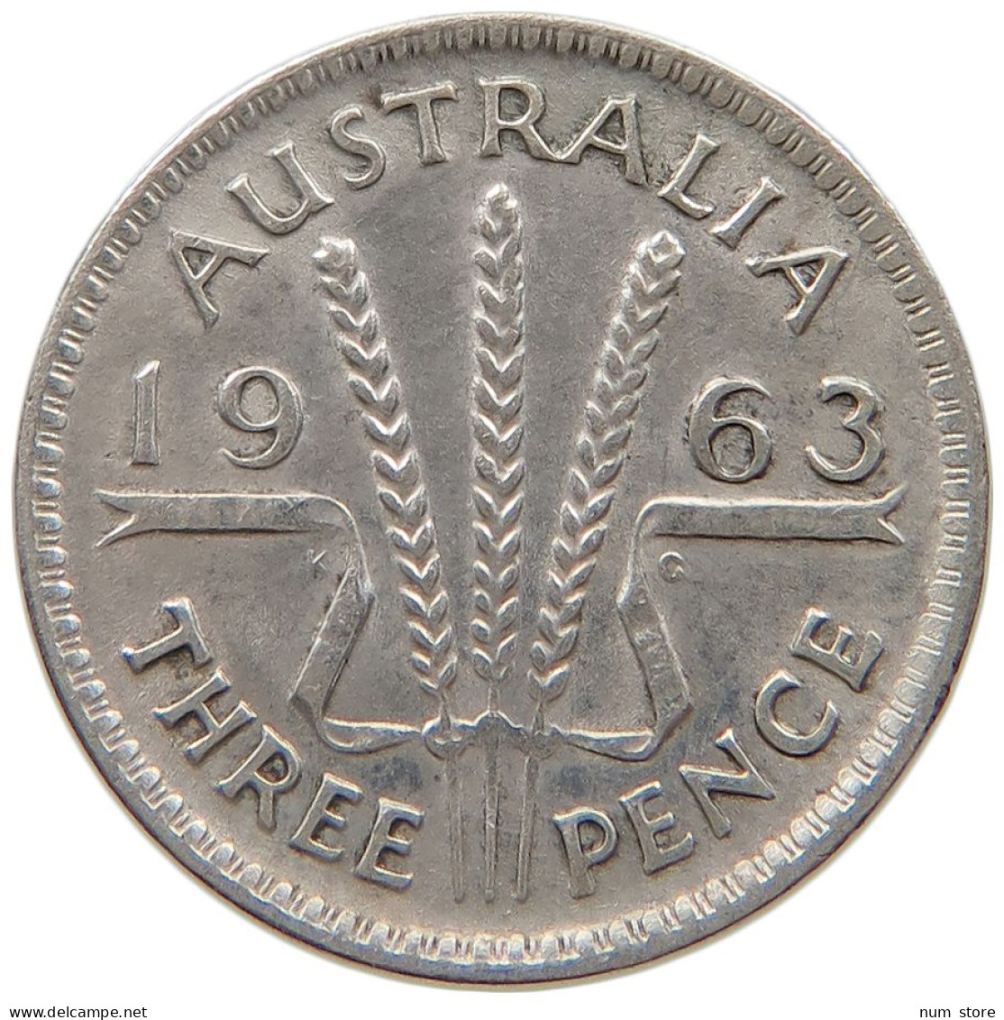 AUSTRALIA THREEPENCE 1963 #a064 0543 - Threepence