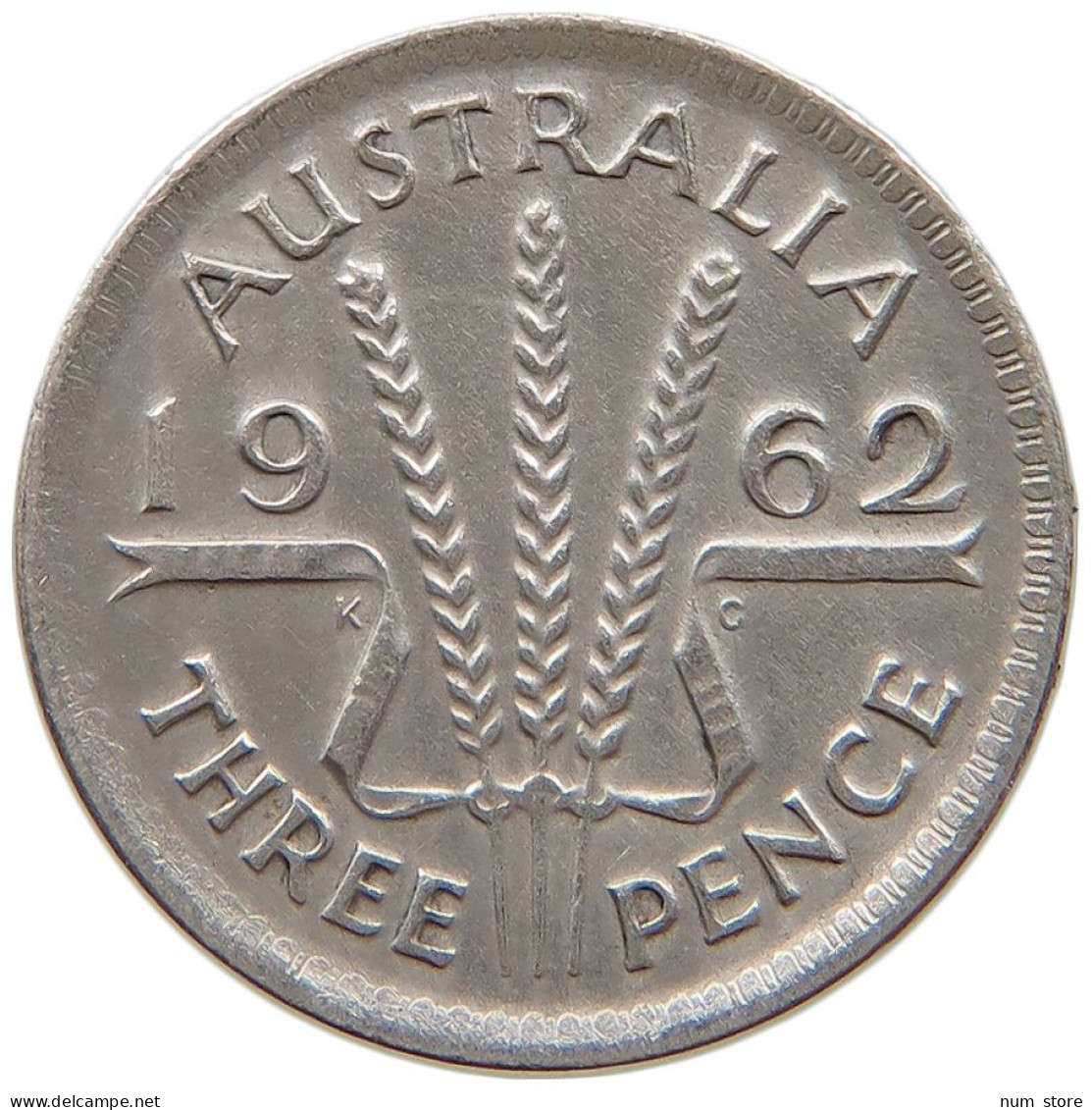 AUSTRALIA THREEPENCE 1962 #a064 0533 - Threepence
