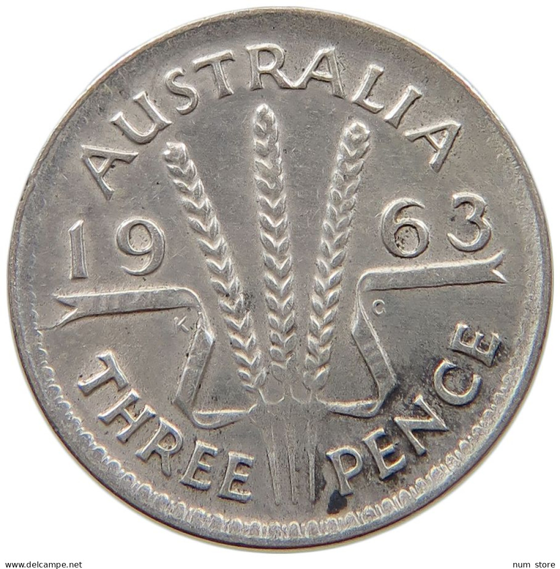 AUSTRALIA THREEPENCE 1963 #a069 0371 - Threepence