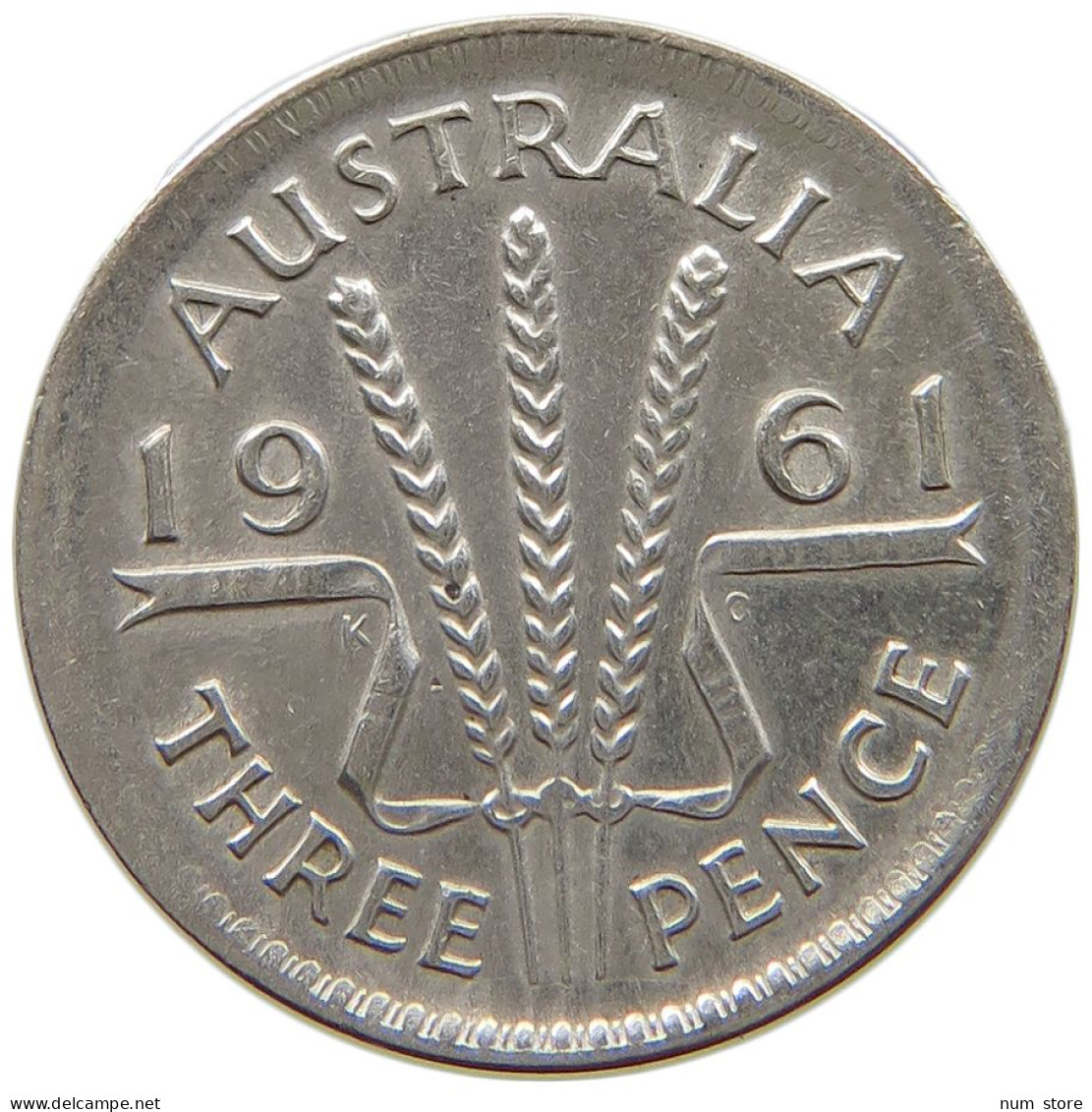 AUSTRALIA THREEPENCE 1961 #a081 0973 - Threepence