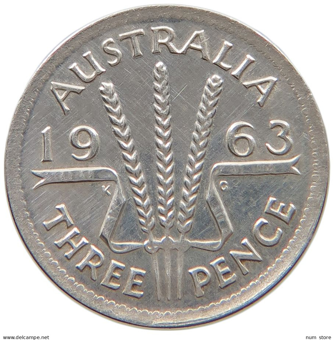 AUSTRALIA THREEPENCE 1963 #a064 0551 - Threepence