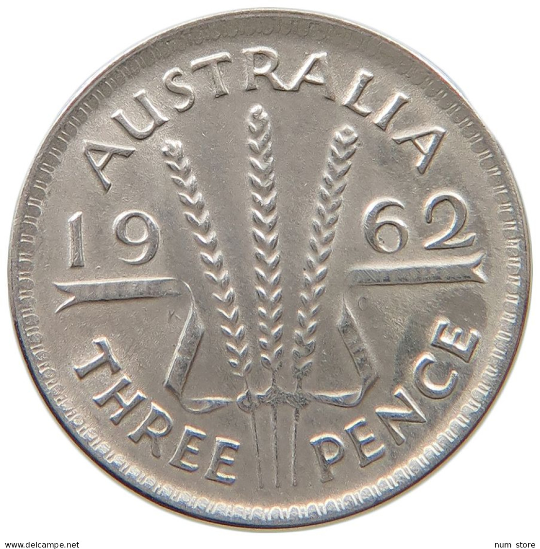 AUSTRALIA THREEPENCE 1962 TOP #a044 0995 - Threepence