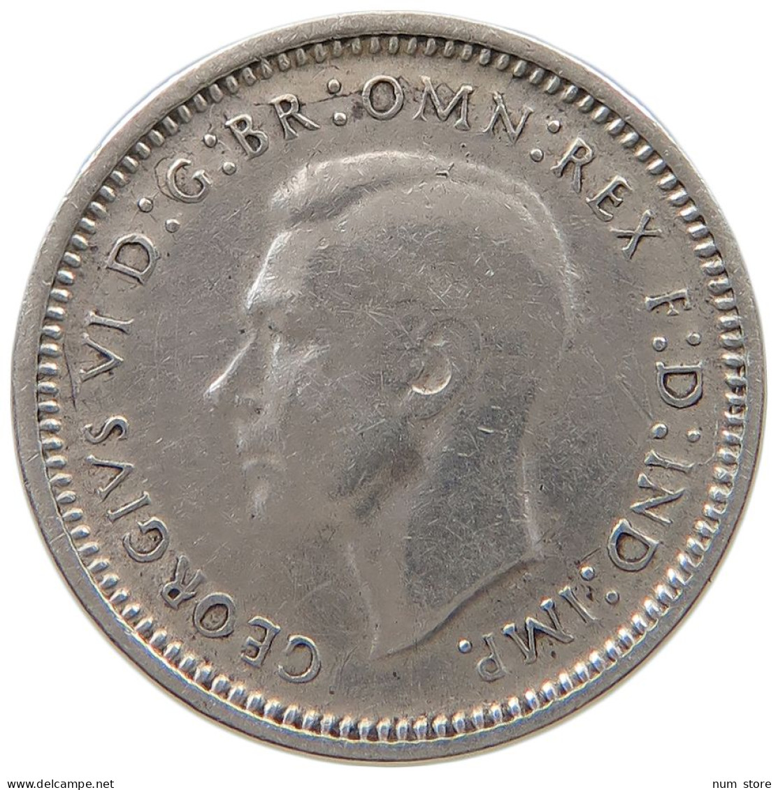 AUSTRALIA THREEPENCE 1943 #a044 0997 - Threepence