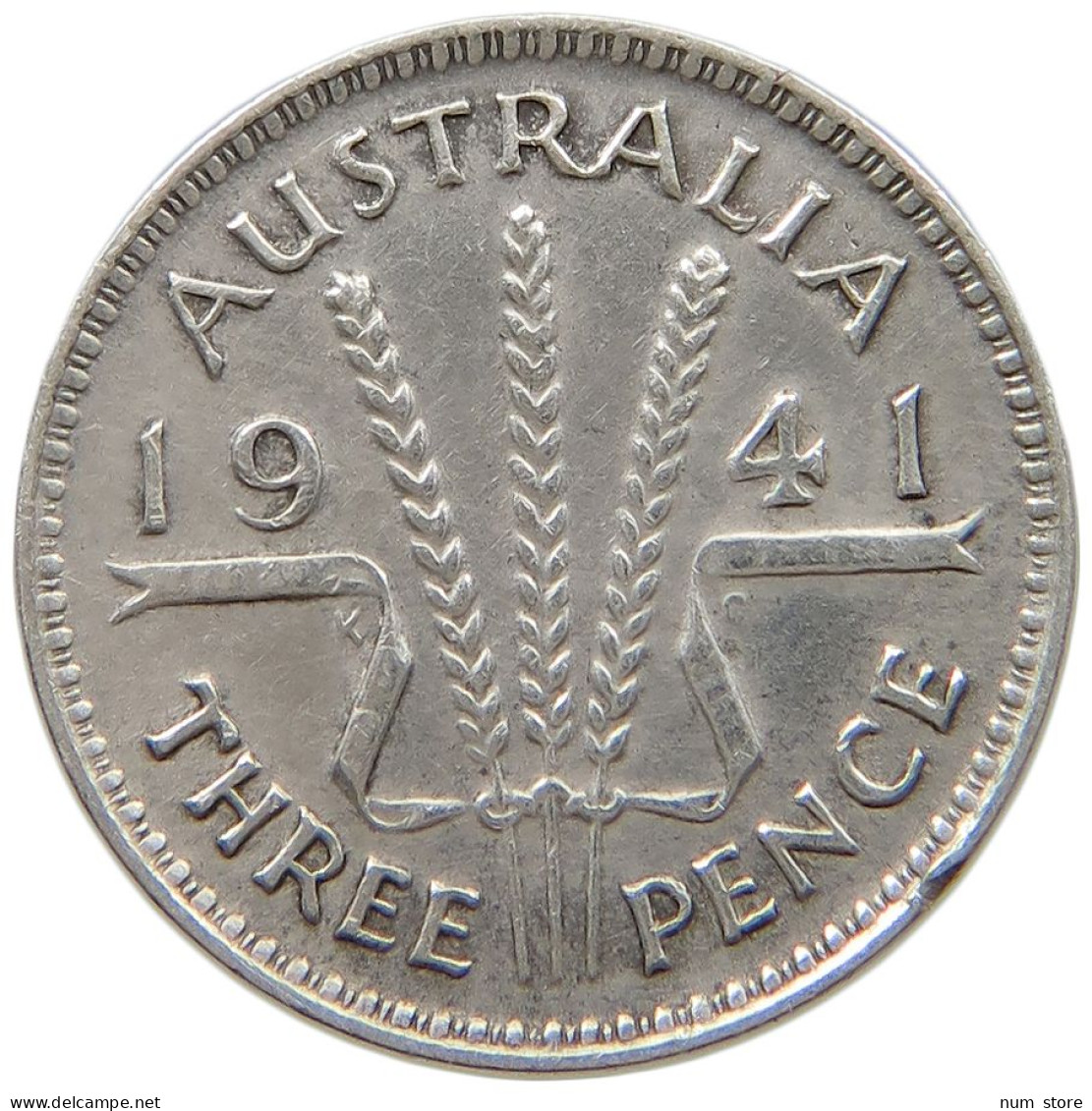 AUSTRALIA THREEPENCE 1941 #a069 0351 - Threepence