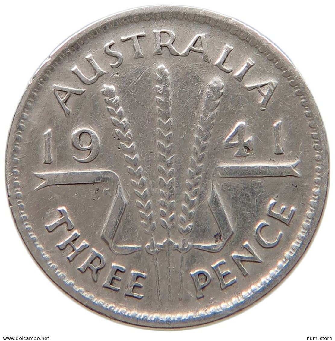 AUSTRALIA THREEPENCE 1941 #a052 0505 - Threepence