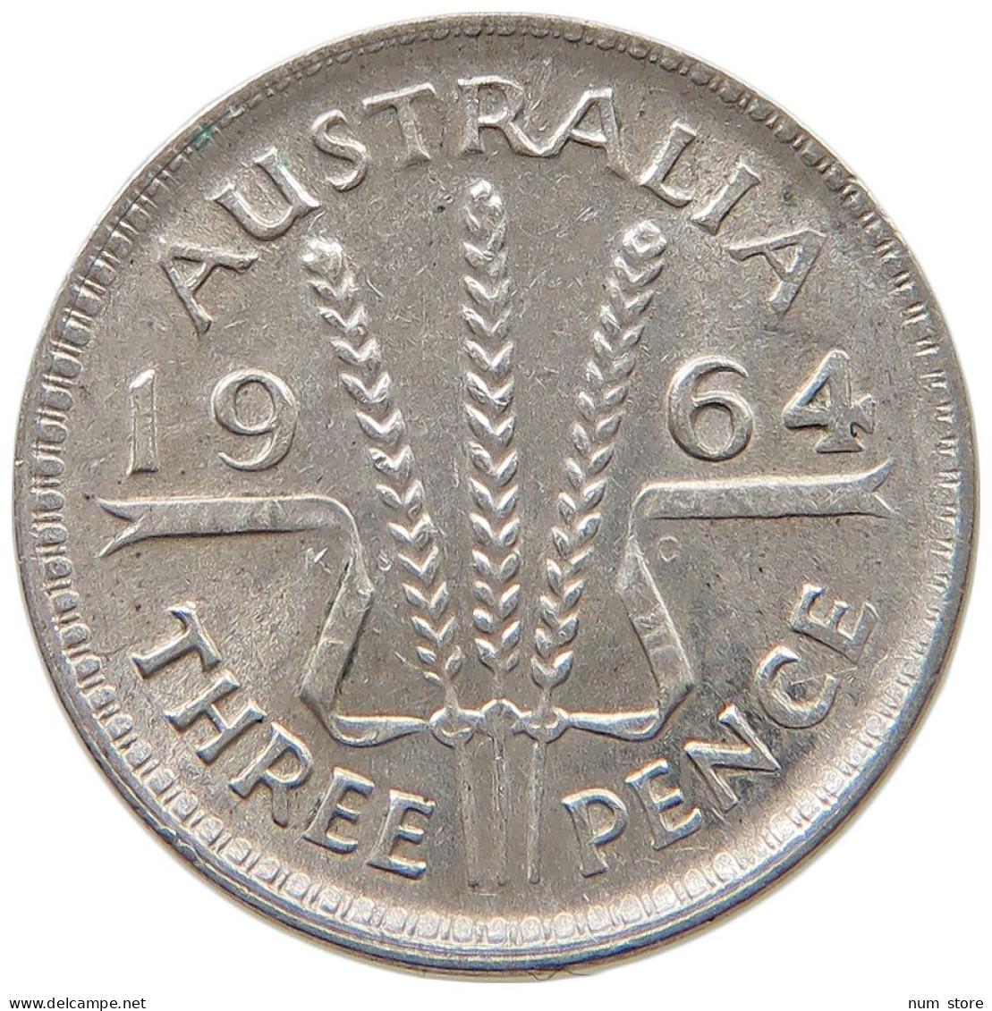 AUSTRALIA THREE PENCE 1964 #c041 0097 - Threepence