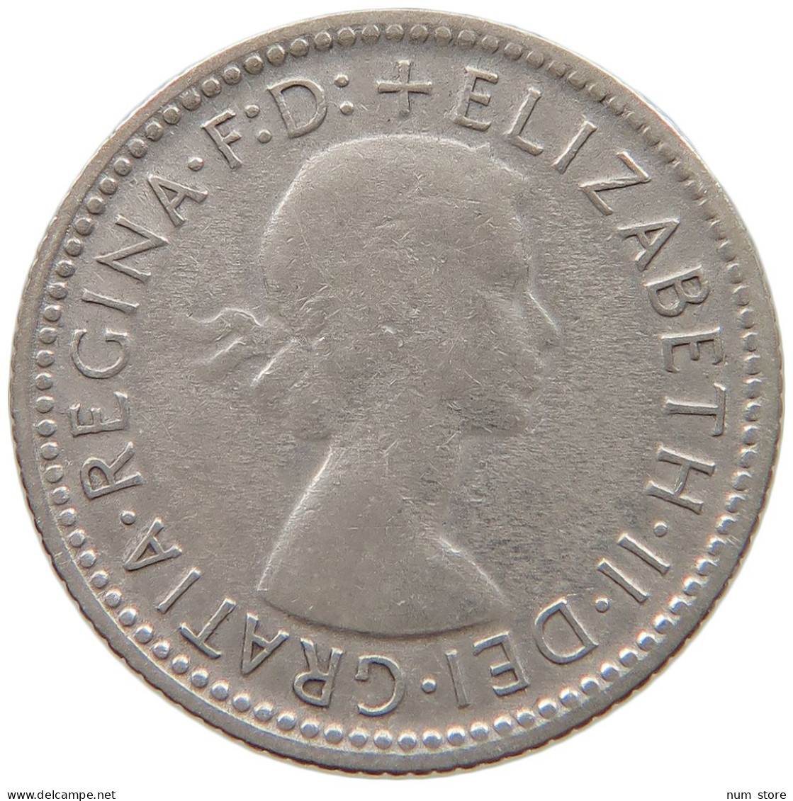 AUSTRALIA SIXPENCE 1955 #a064 0185 - Sixpence