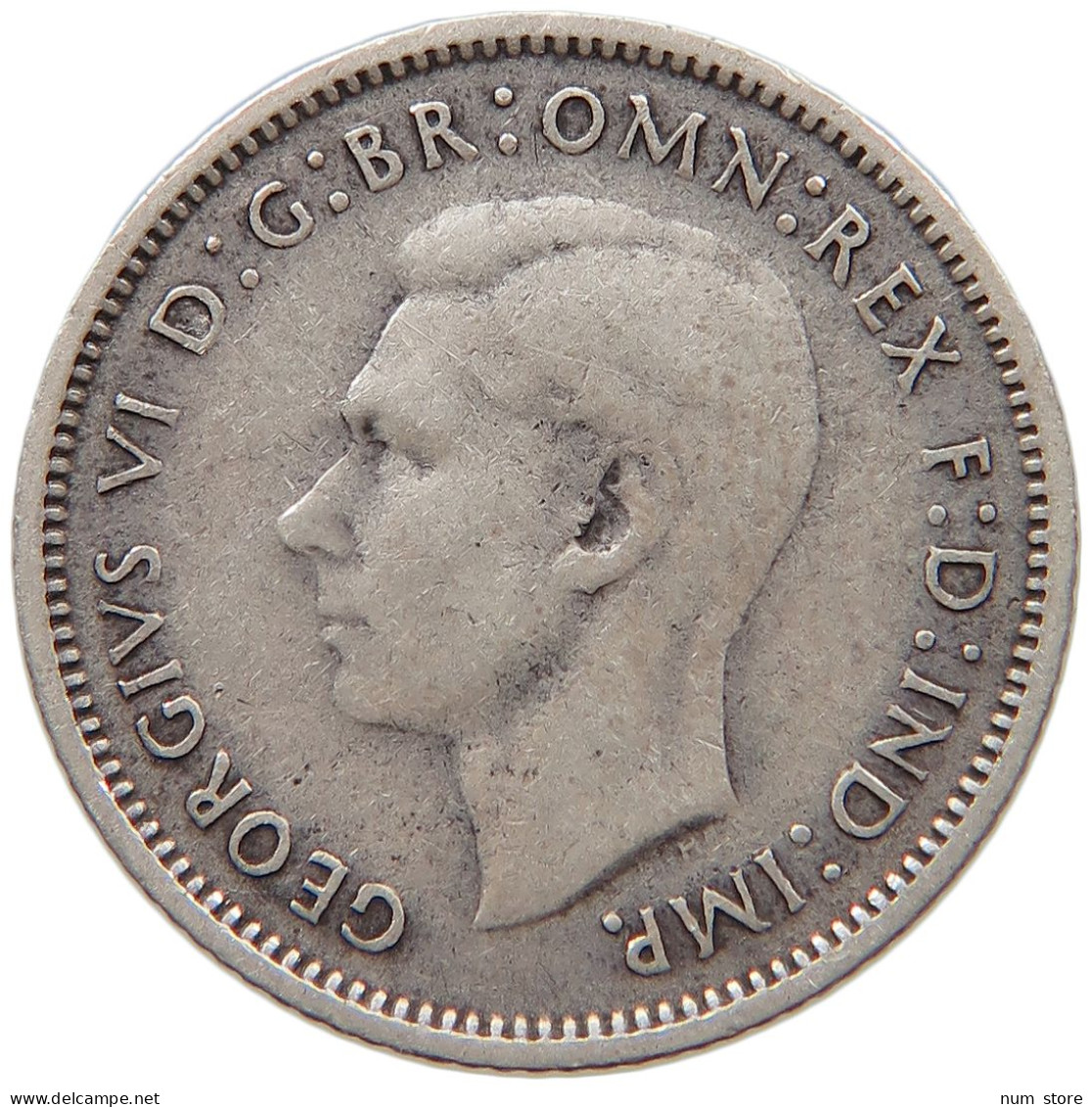 AUSTRALIA SIXPENCE 1941 #s004 0197 - Sixpence