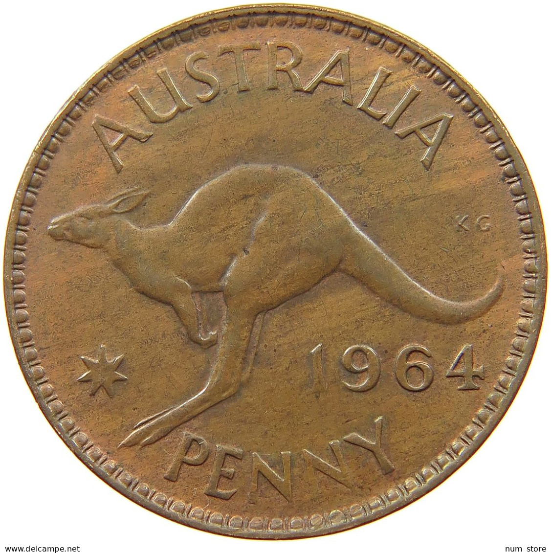 AUSTRALIA PENNY 19645 #a008 0081 - Penny